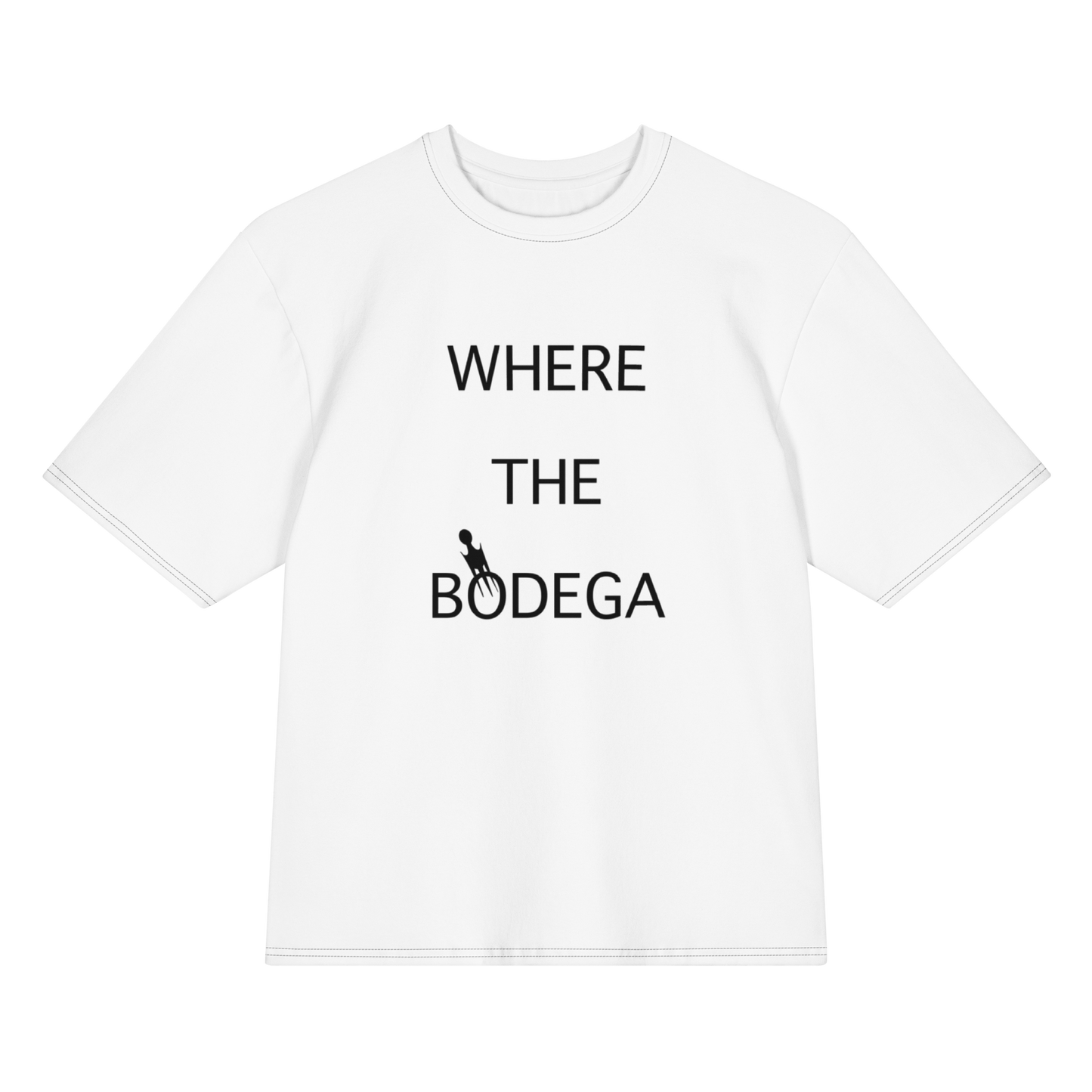 Oversized WHERE THE BODEGA T-Shirt